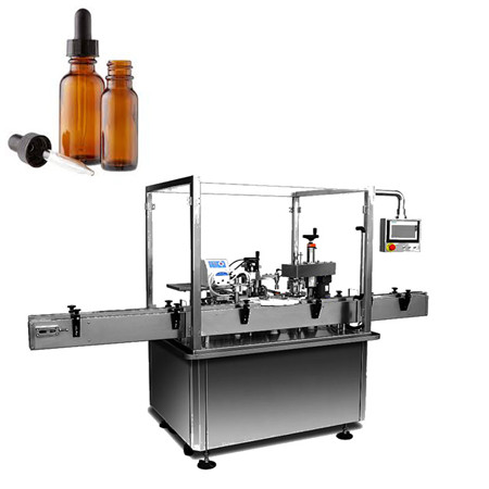 מכונה מכסת מכסה מילוי שמן זית אוטומטית ומדויקת גבוהה / מכונת מילוי בקבוקון