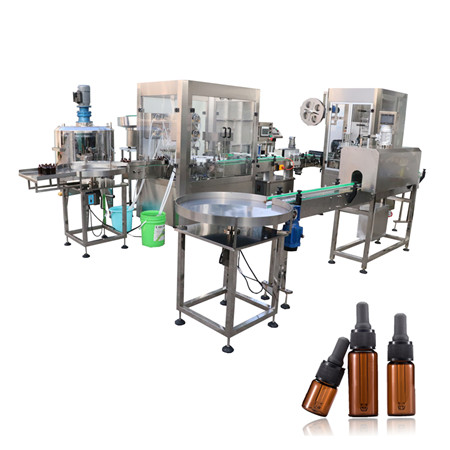 יצרנים של מכונות מכסה לבקבוק מילוי בקבוק 10 ml 15 מ"ל 30 מ"ל 50 מ"ל