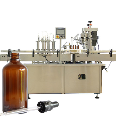 מכונת מילוי כימיקלית נוזלית בקבוק שמן טפטפת 5-30 מ"ל